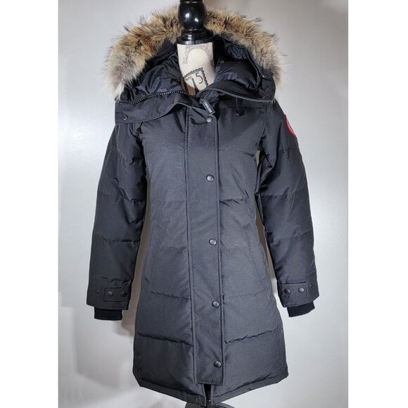 Canada Goose Shelburne Parka, Black 3802L, Womens Size XXSmall - Picture 6 of 10